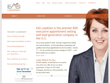 Tablet Screenshot of easleadgen.com